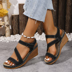 Luz de Seda | Sandalias Ortopédicas con Cuña Élina