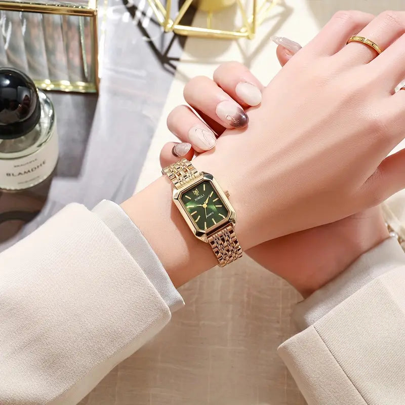 Regalia | Reloj Cadena de Eslabones Dorado