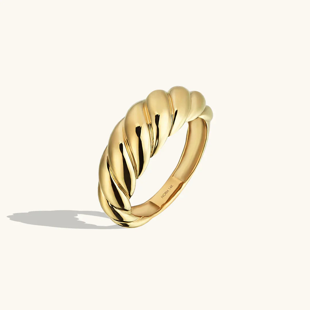 Anillo Croissant | Dorado
