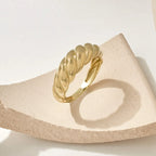 Anillo Croissant | Dorado