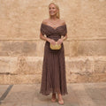 Avelisse · Vestido largo de hombros descubiertos