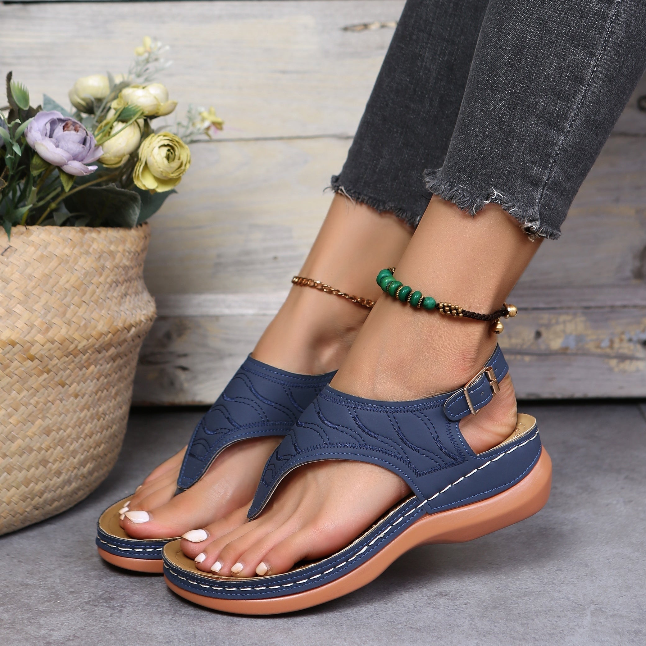 Luz de Seda | Sandalias Confort Ergonómico Clara