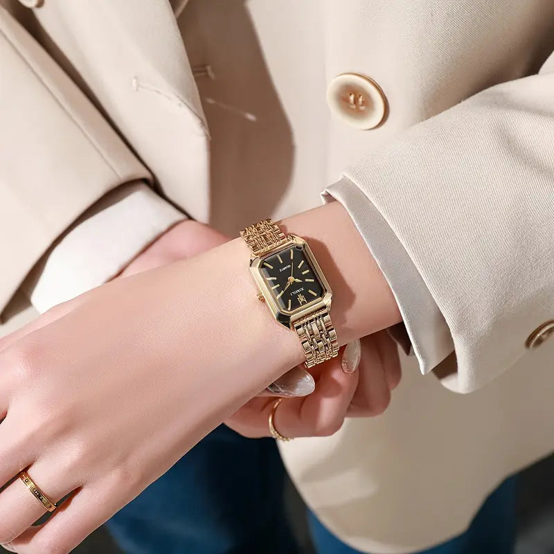 Regalia | Reloj Cadena de Eslabones Dorado