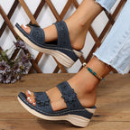 Luz de Seda | Sandalias Confort con Cuña Rosalie