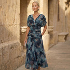 Luna | Vestido Azul Elegante