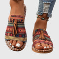 Luz de Seda | Sandalias Bohemias con Pompón Nathalie