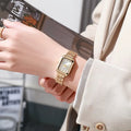 Regalia | Reloj Cadena de Eslabones Dorado