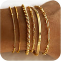 Isabella Vernetta | Conjunto de Pulseras Doradas