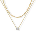 Collar Halo en Capas | Dorado