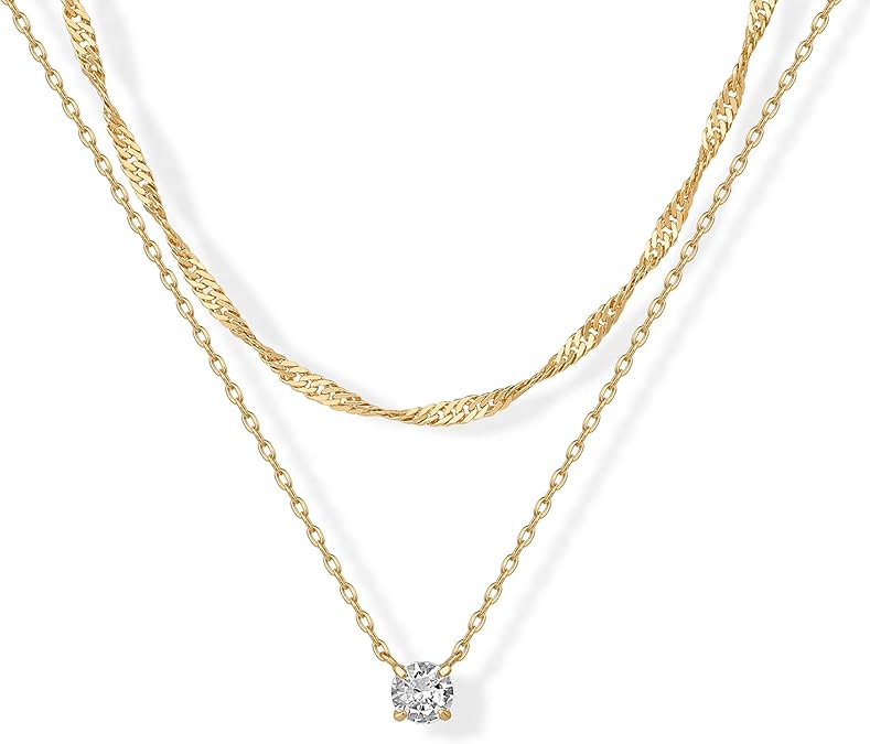 Collar Halo en Capas | Dorado