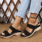 Luz de Seda | Sandalias Confort con Cuña Rosalie