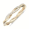 Anillo Accent Dos Estilos | Dorado