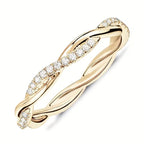 Anillo Accent Dos Estilos | Dorado