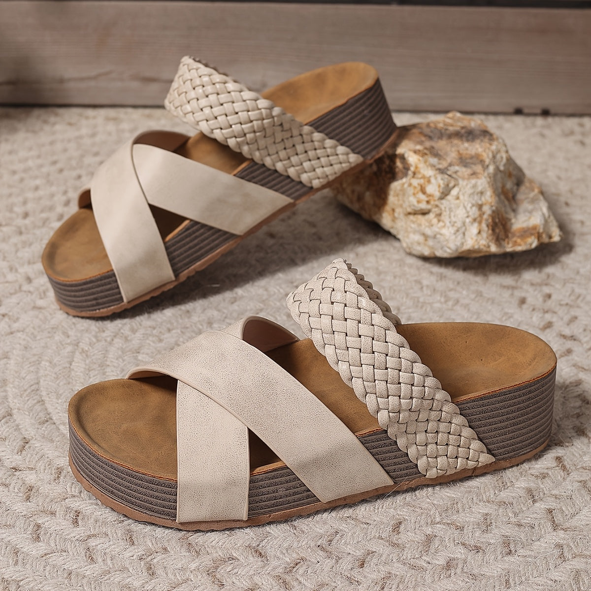 Luz de Seda | Sandalias Elegancia Trenzada