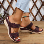 Luz de Seda | Sandalias Confort con Cuña Rosalie
