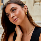 Pendientes en forma de gota Ame Gold