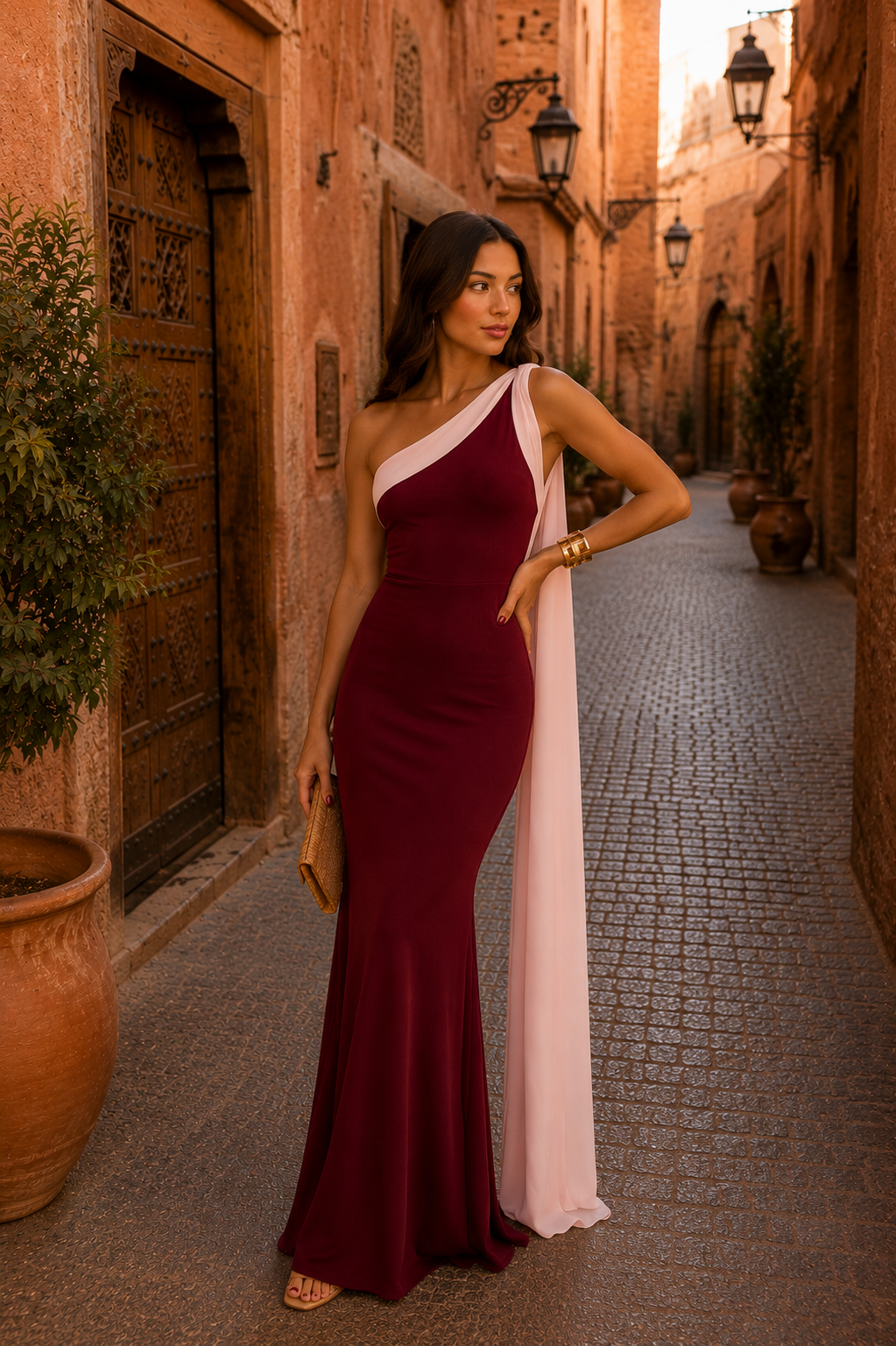 Robe Vivian Bordeaux