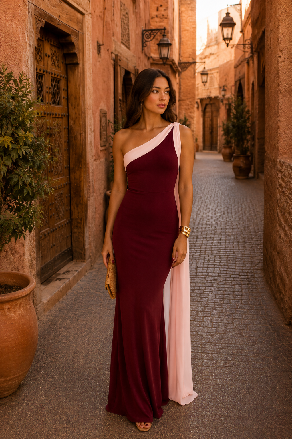 Robe Vivian Bordeaux