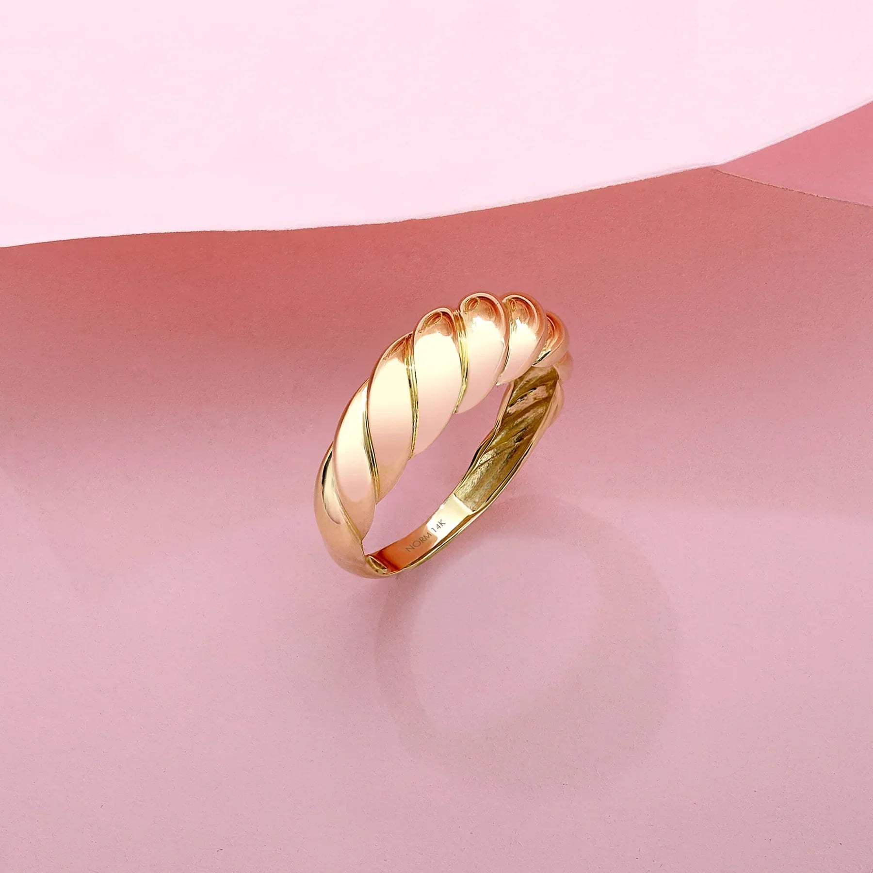 Anillo Croissant | Dorado
