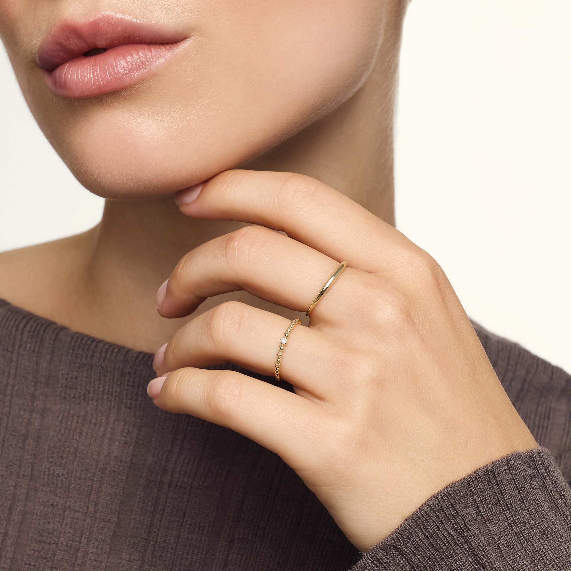 Slim Dome | Anillo Dorado