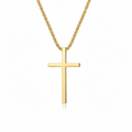 Collar Cruz Bisel | Dorado