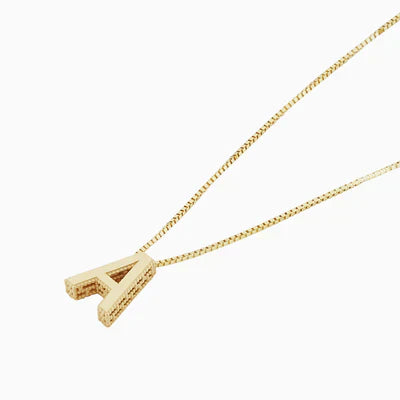 Collar Carta de Amor con Inicial | Dorado