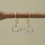 Pendientes vintage de circonita Laura