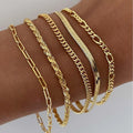 Ellis Renner | Conjunto de Pulseras Doradas