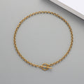 Collier chaîne unité | Doré
