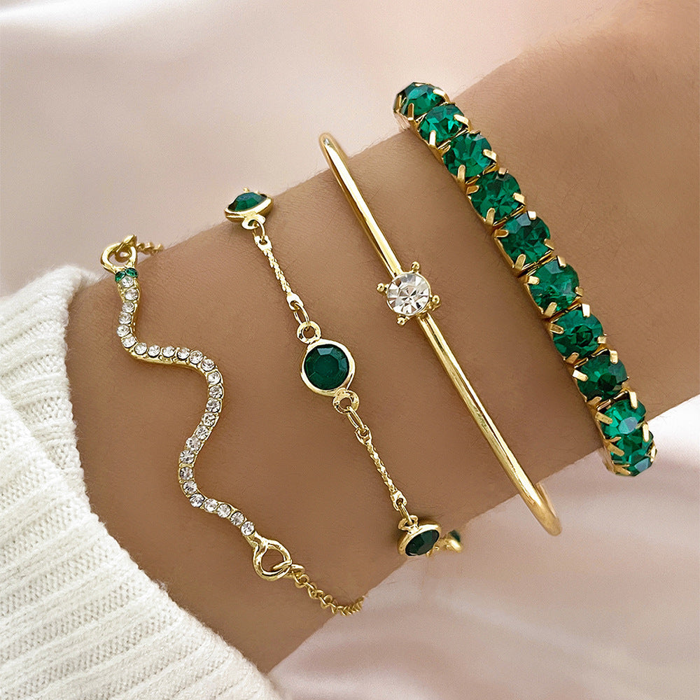 Sorina Feldwyn | Conjunto de Pulseras Doradas