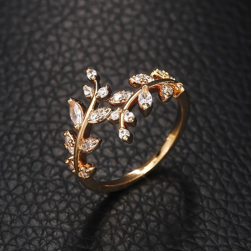 Anillo Vid Elegante | Dorado