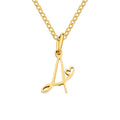 Collar Corazón con Inicial | Dorado