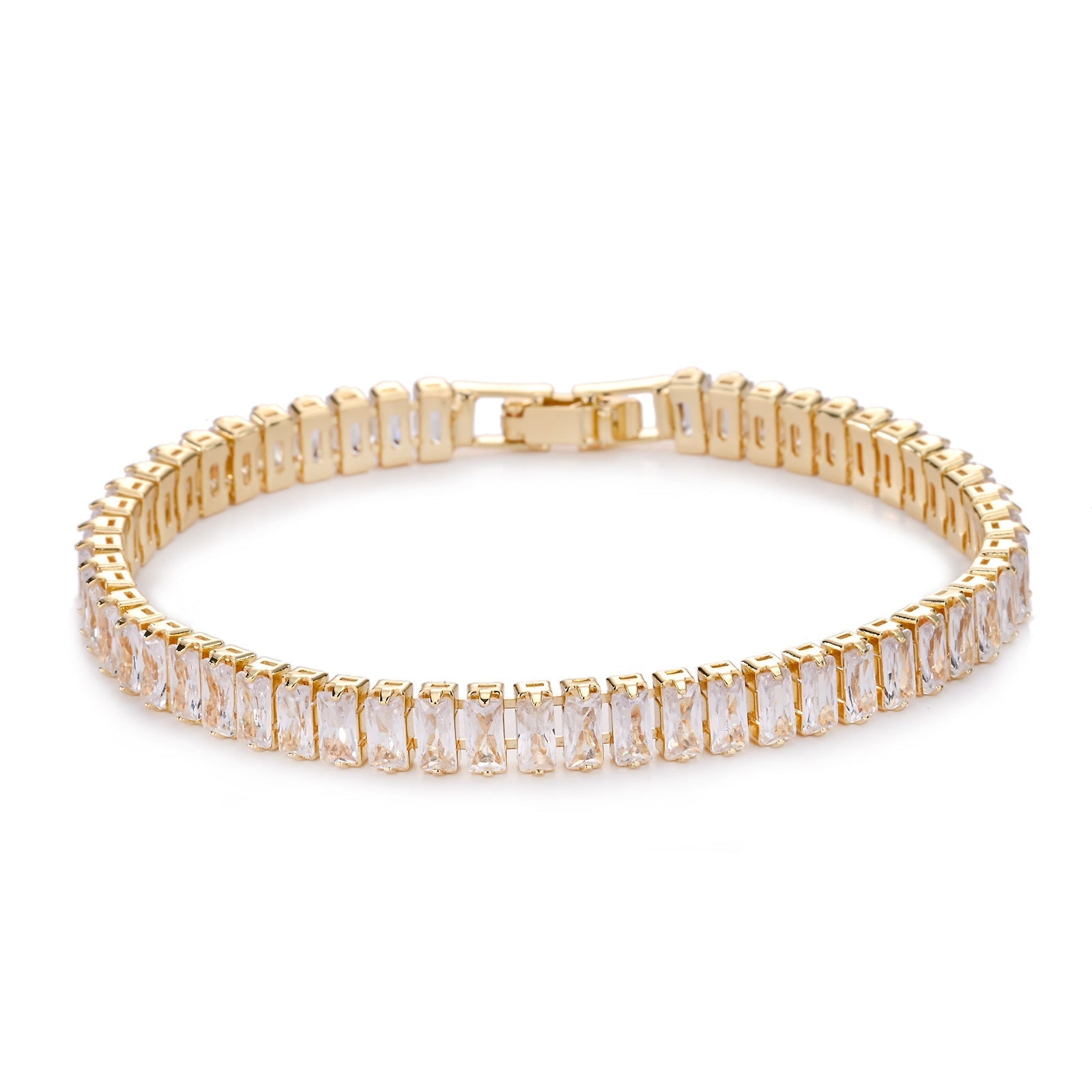 Vertéa | Pulsera Tennis Dorada