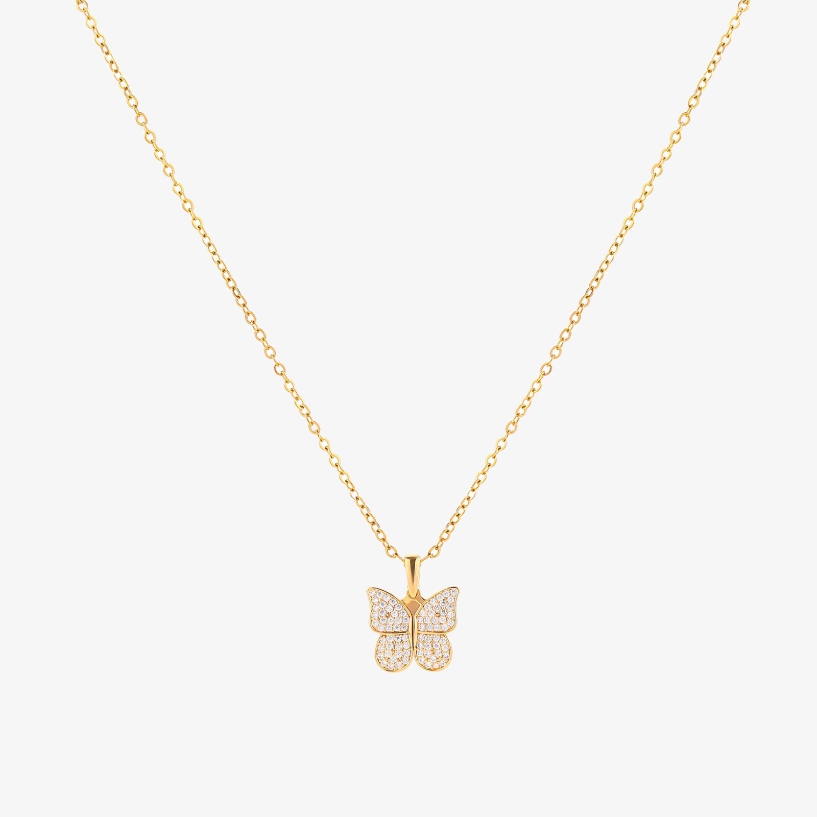 Collar Mariposa Radiante | Dorado