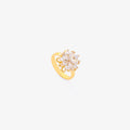 Anillo Giratorio Flora Accent | Dorado