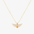 Collar Alas de Ángel en Vuelo | Dorado