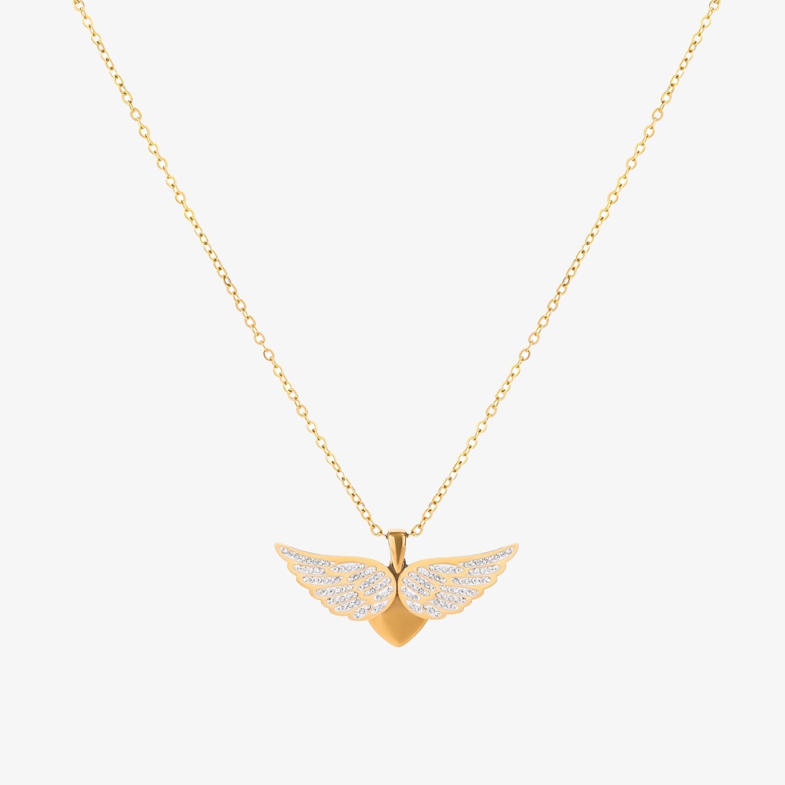 Collar Alas de Ángel en Vuelo | Dorado