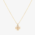 Collier Cœur en fleur | Doré
