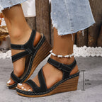 Luz de Seda | Sandalias Ortopédicas con Cuña Élina