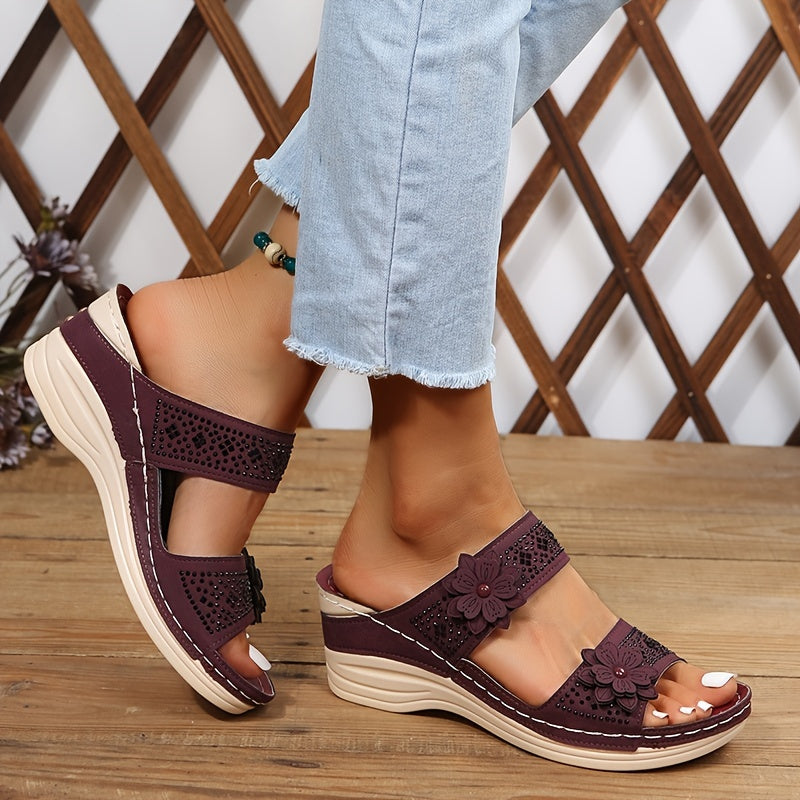 Luz de Seda | Sandalias Confort con Cuña Rosalie