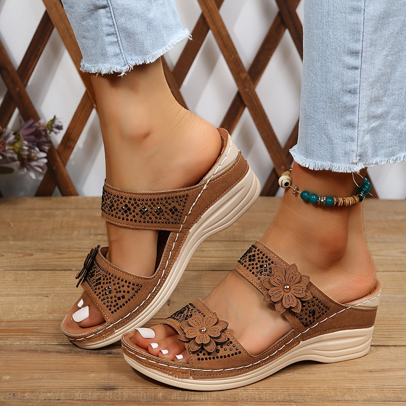Luz de Seda | Sandalias Confort con Cuña Rosalie