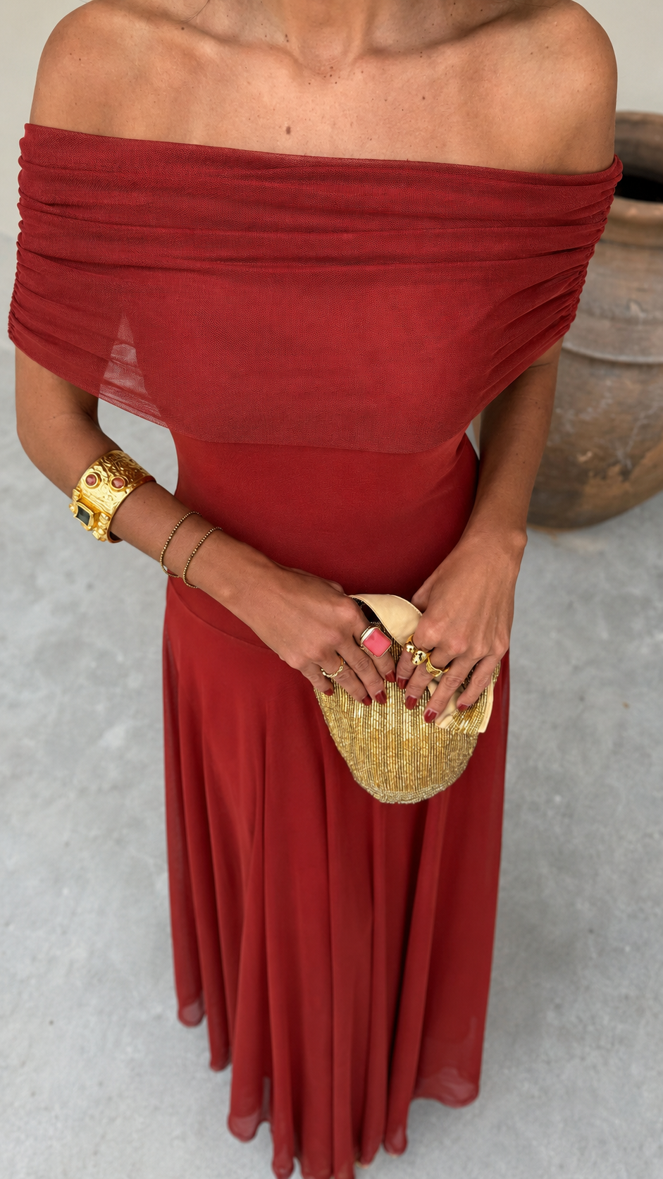 Robe Tolède en terre cuite