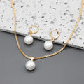 Golden Grace | Conjunto Joyería Perlas Dorado