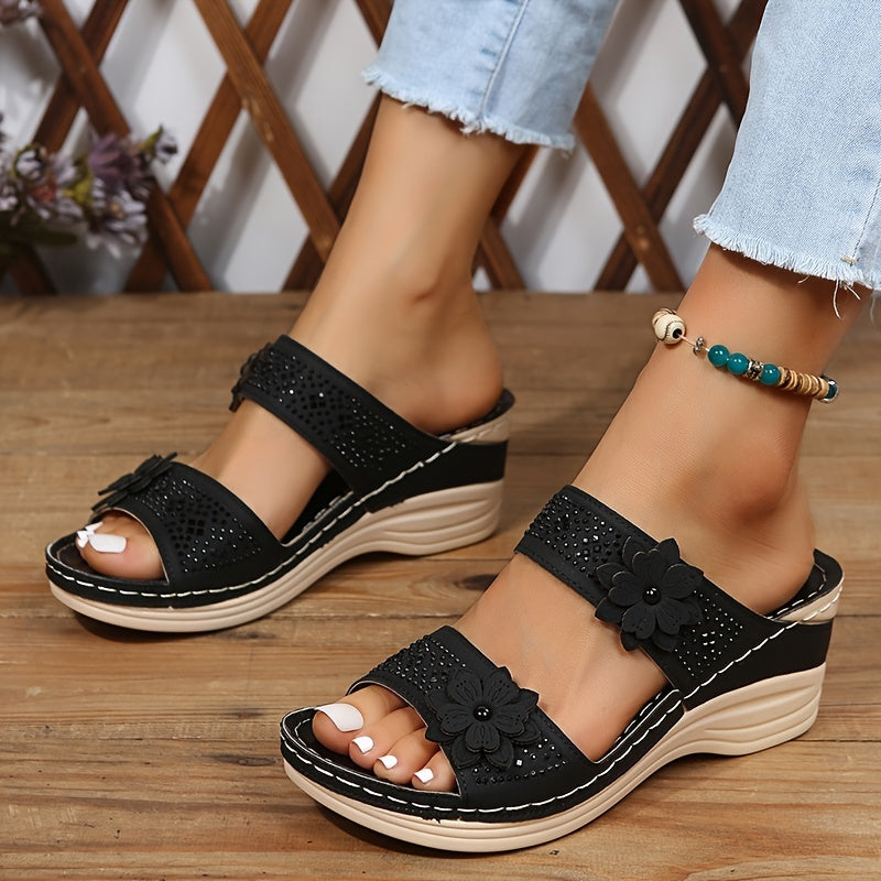 Luz de Seda | Sandalias Confort con Cuña Rosalie