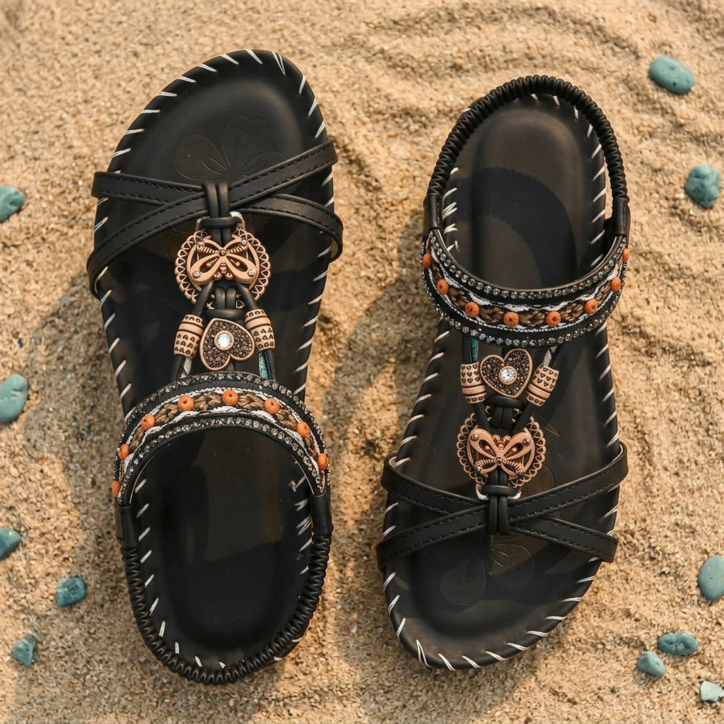 Luz de Seda | Sandalias Bohemias Confort Élina