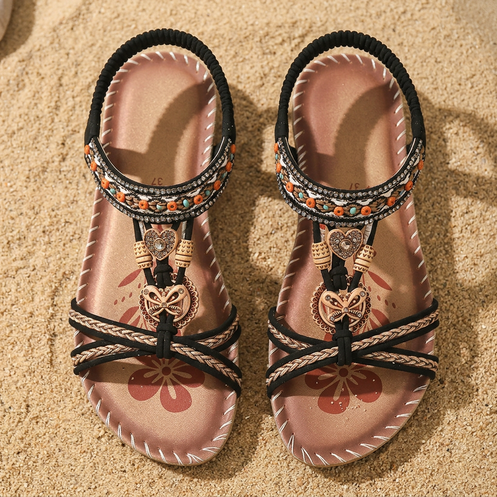 Luz de Seda | Sandalias Bohemias Confort Élina