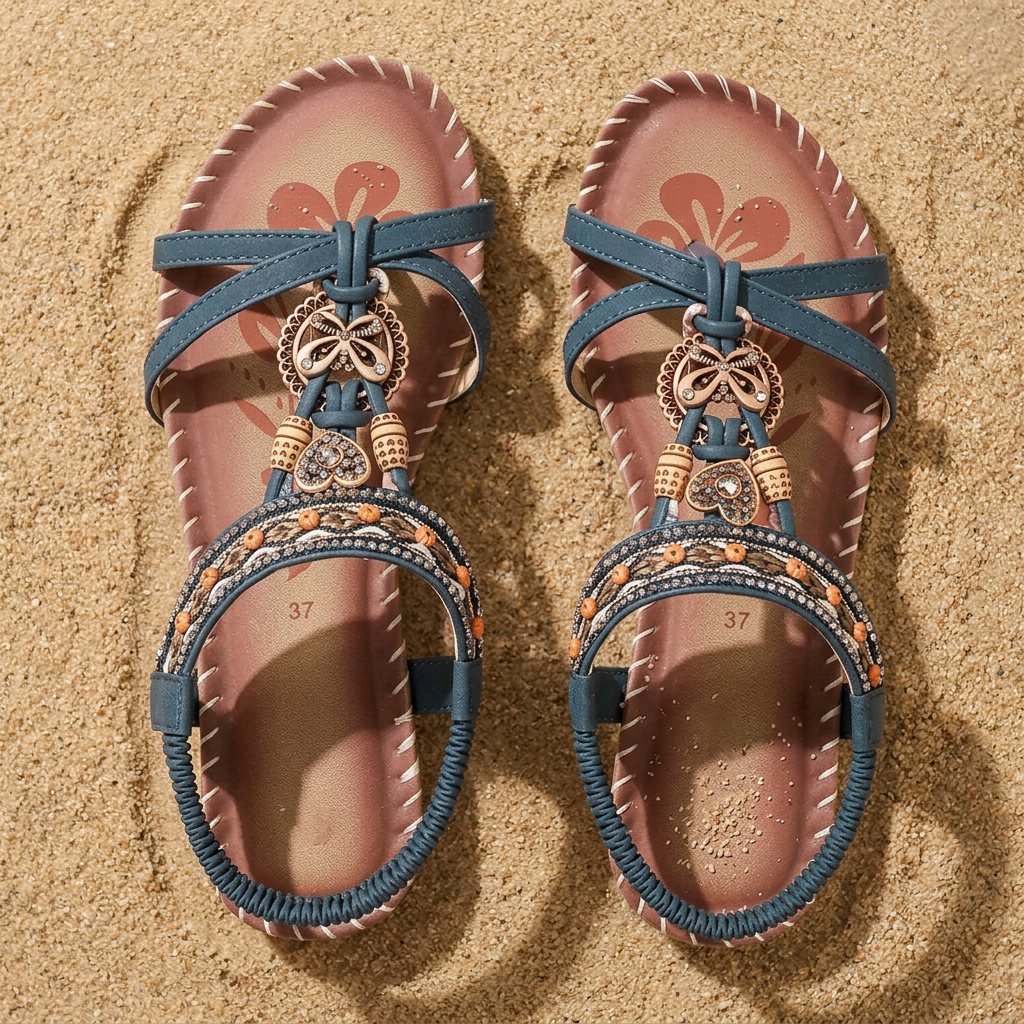 Luz de Seda | Sandalias Bohemias Confort Élina