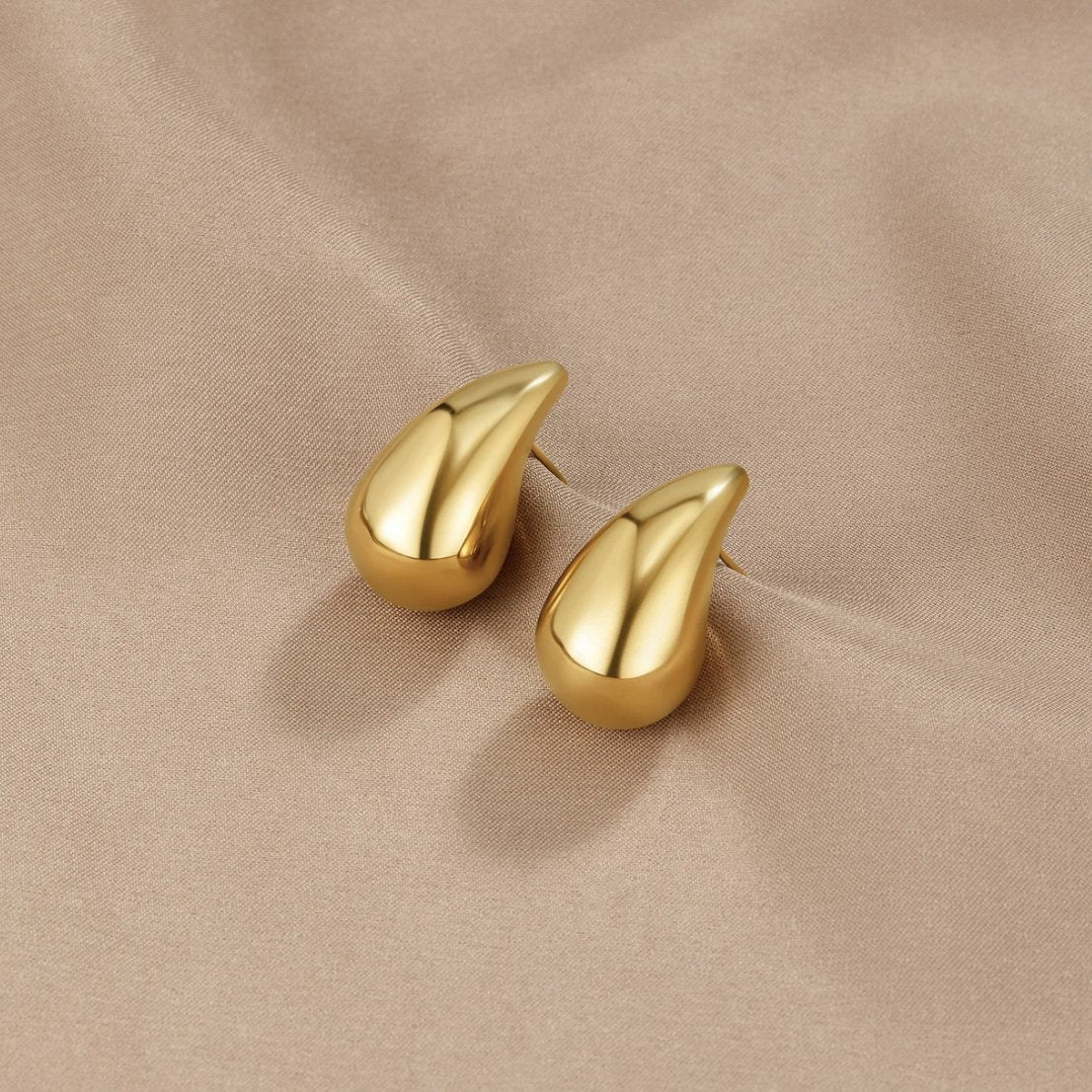 Pendientes en forma de gota Ame Gold