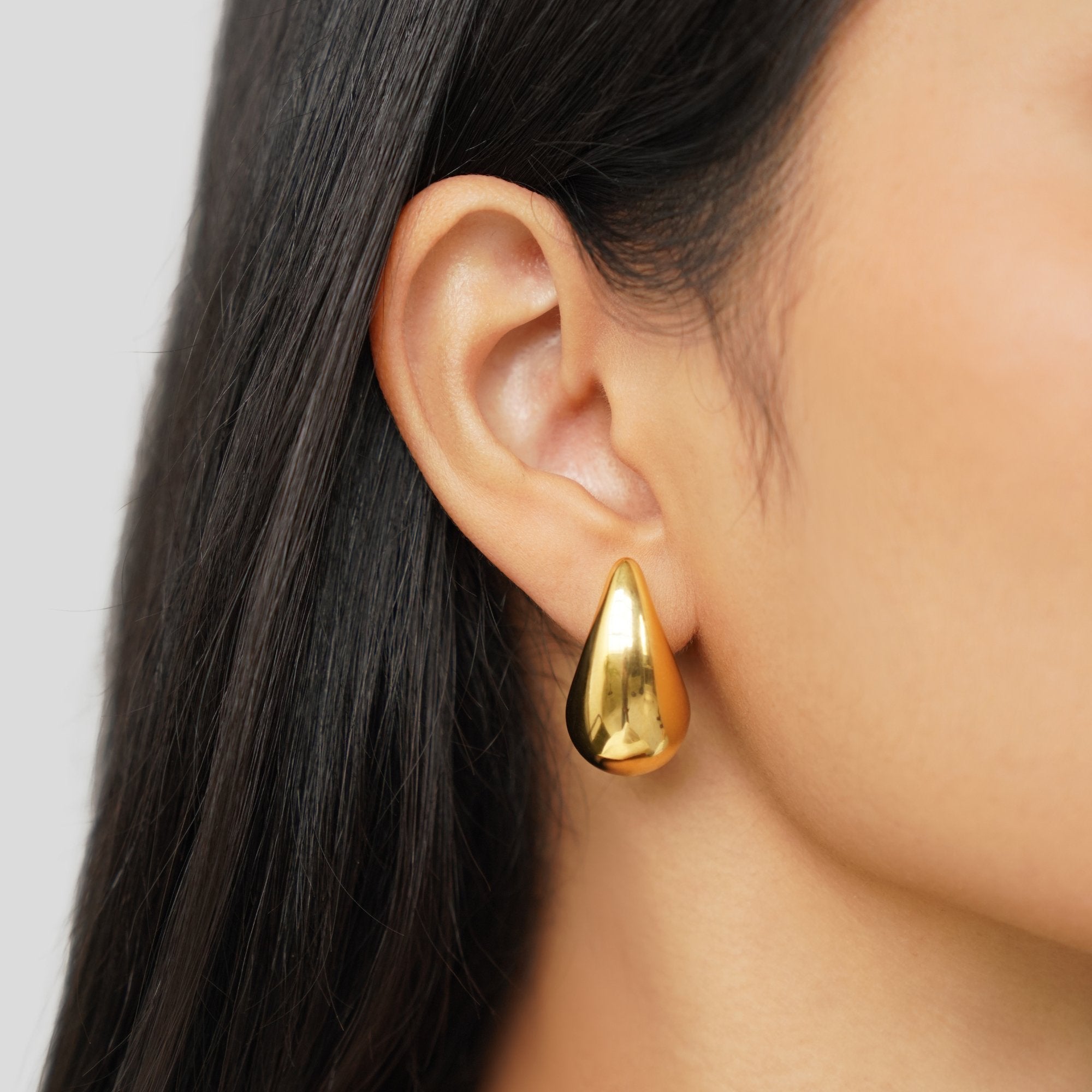 Pendientes en forma de gota Ame Gold