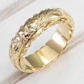 Anillo Flor Estilo Antiguo | Dorado